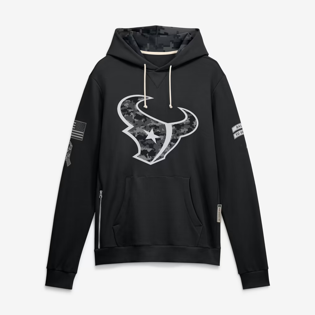 H.Texans 2026 Salute To Service Club Pullover Hoodie Cheap sale Birthday and Christmas gifts Stitched American Football jersey Thaam