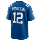 IN.Colts #12 Nick Westbrook-Ikhine Royal Team Game Football jersey Thaam