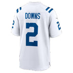 IN.Colts #2 Josh Downs White Thaam Game Player Jersey