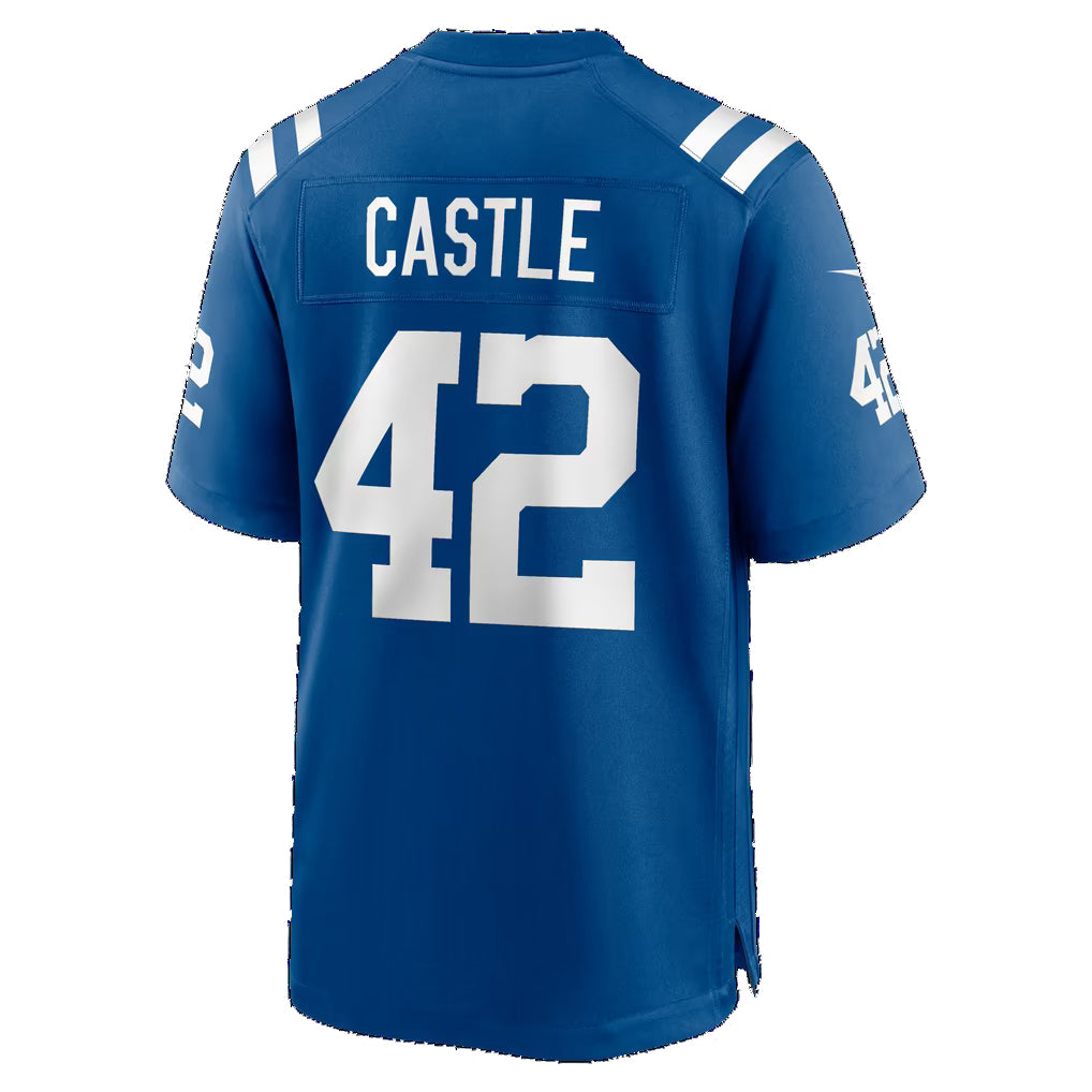 IN.Colts #42 Anderson Castle Royal Team Game Football jersey Thaam