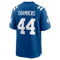 IN.Colts #44 Tahj Chambers Royal Team Game Football jersey Thaam