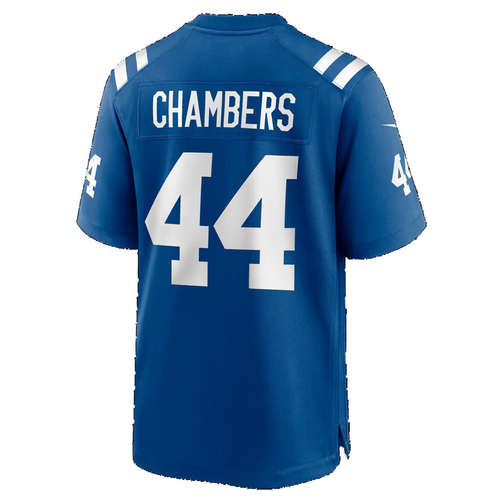 IN.Colts #44 Tahj Chambers Royal Team Game Football jersey Thaam