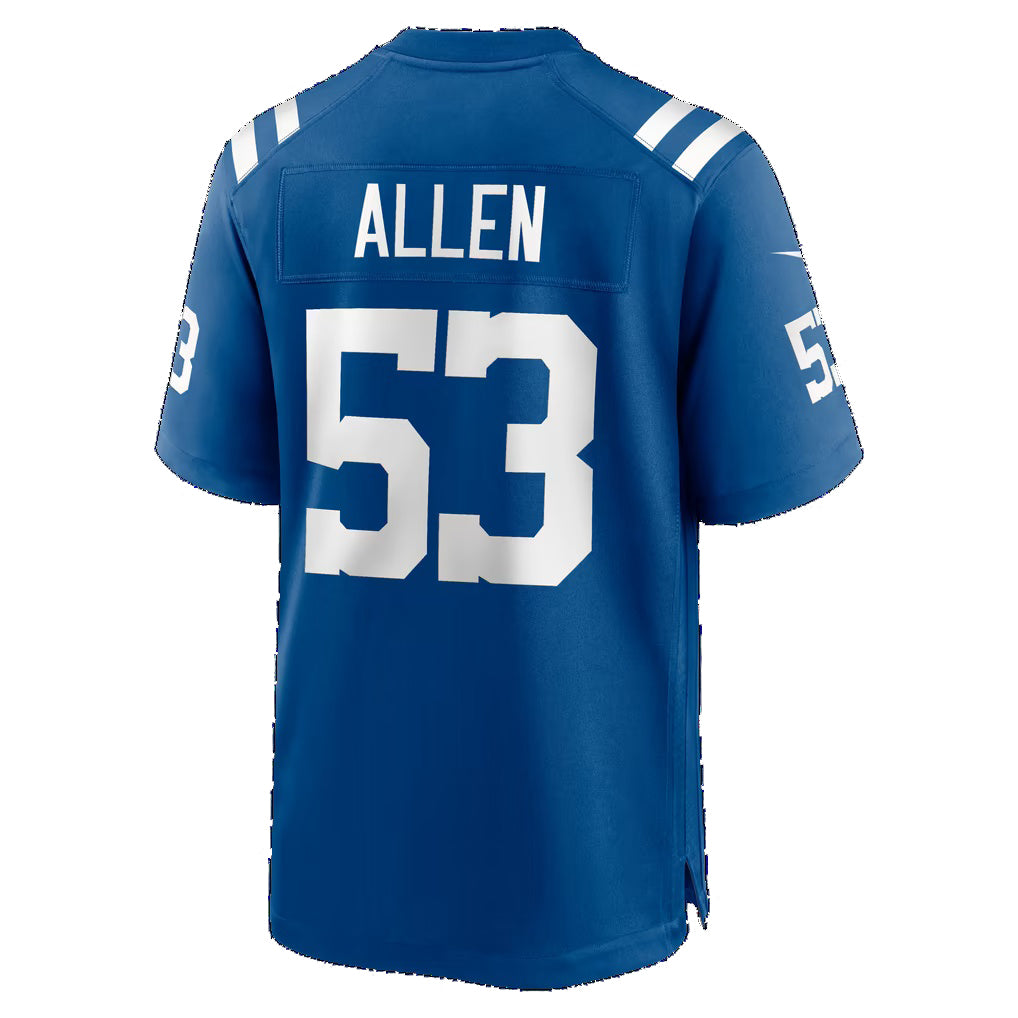 IN.Colts #53 CJ Allen Royal Team Game Football jersey Thaam