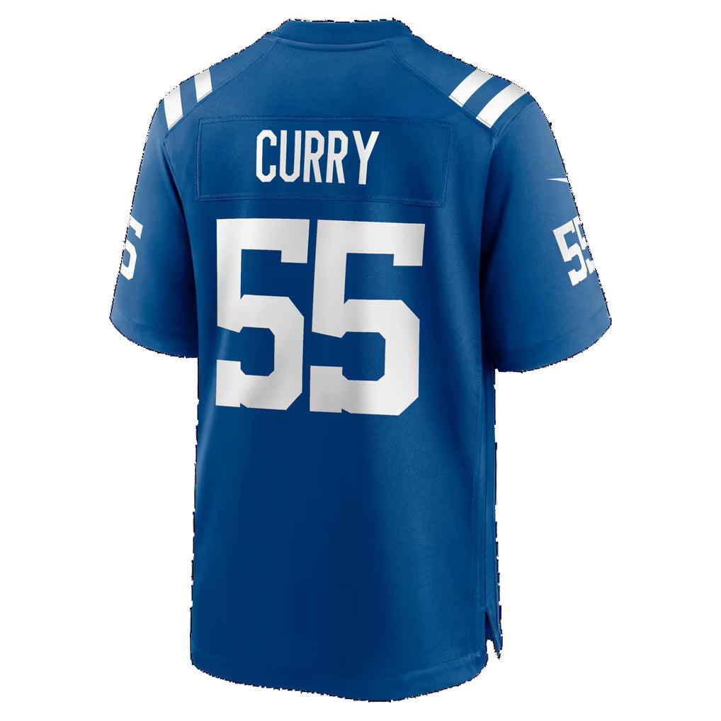 IN.Colts #55 Caden Curry Royal Team Game Football jersey Thaam