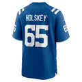 IN.Colts #65 Reid Holskey Royal Team Game Football jersey Thaam