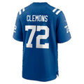 IN.Colts #72 Micheal Clemons Royal Team Game Football jersey Thaam