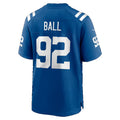 IN.Colts #92 Cameron Ball Royal Team Game Football jersey Thaam