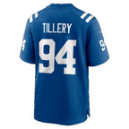 IN.Colts #94 Jerry Tillery Royal Team Game Football jersey Thaam