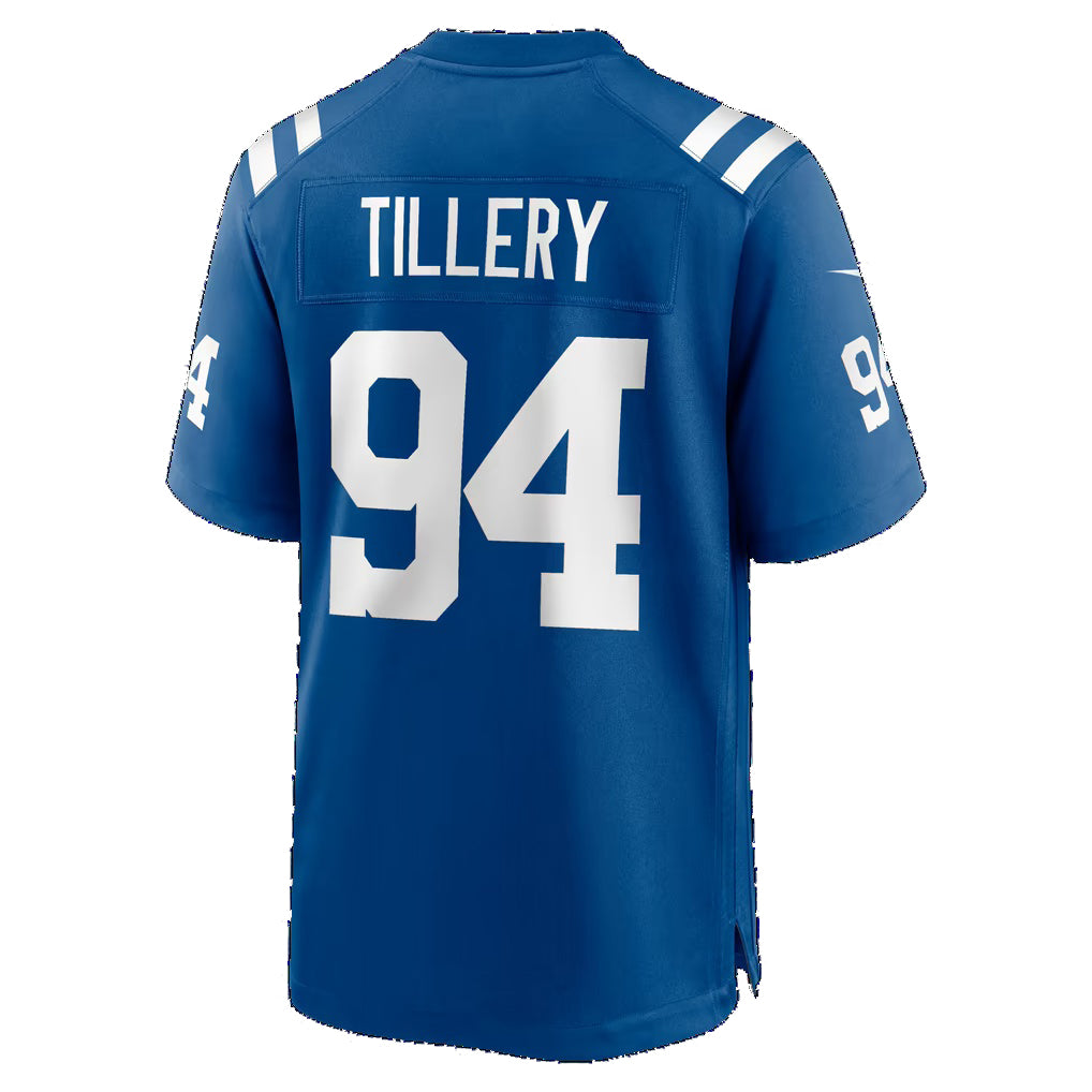 IN.Colts #94 Jerry Tillery Royal Team Game Football jersey Thaam