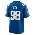 IN.Colts #98 Arden Key Royal Team Game Football jersey Thaam