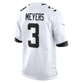 J.Jaguars #3 Jakobi Meyers White Thaam Game Jersey