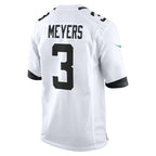 J.Jaguars #3 Jakobi Meyers White Thaam Game Jersey
