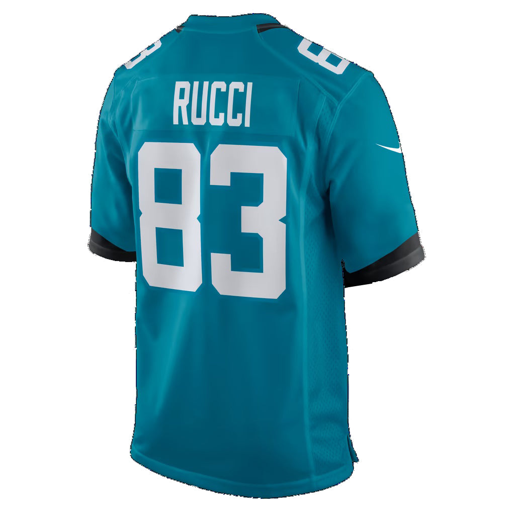 J.Jaguars #83 Hayden Rucci Teal Team Game Football jersey Thaam
