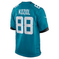 J.Jaguars #88 Tanner Koziol Teal Team Game Football jersey Thaam