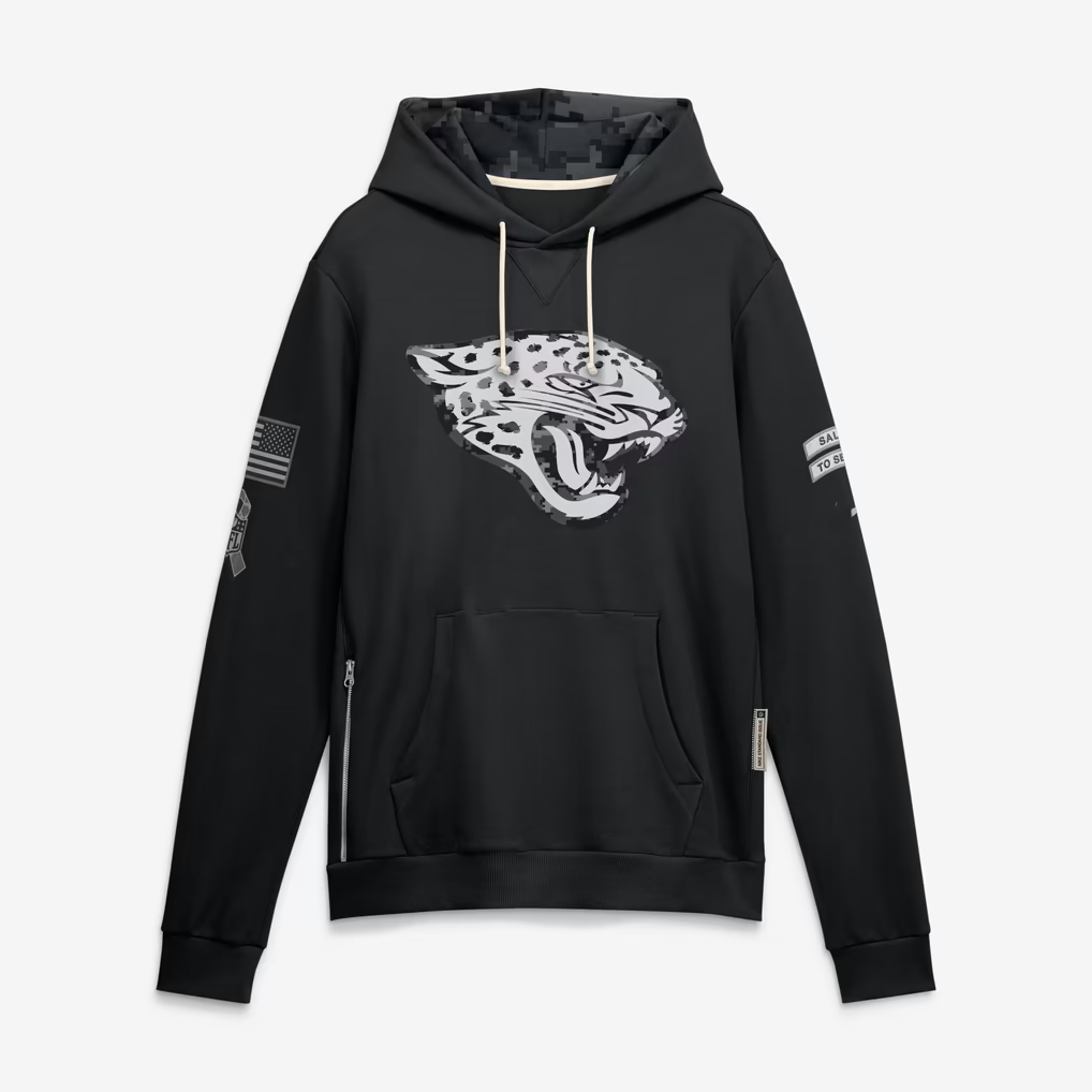 J.Jaguars 2026 Salute To Service Club Pullover Hoodie Cheap sale Birthday and Christmas gifts Stitched American Football jersey Thaam