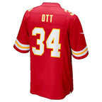 KC.Chiefs #34 Jaydn Ott Red Thaam Team Game Jersey