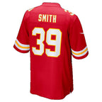 KC.Chiefs #39 Melvin Smith Jr Red Thaam Team Game Jersey