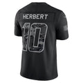 LA.Chargers #10 Justin Herbert Black 2026 Salute to Service Stitched Limited Football jersey Thaam
