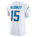 LA.Chargers #15 Ladd McConkey White Alternate Vapor F.U.S.E. Stitched Limited Football jersey Thaam