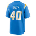 LA.Chargers #40 Hayden Rucci Powder Blue Thaam Team Game Jersey