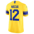 LA.Rams #12 Puka Nacua Classic Sol Vapor F.U.S.E. Stitched Limited Limited Jersey Thaam
