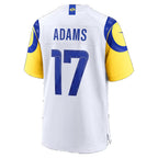 LA.Rams #17 Davante Adams White Thaam Game Jersey