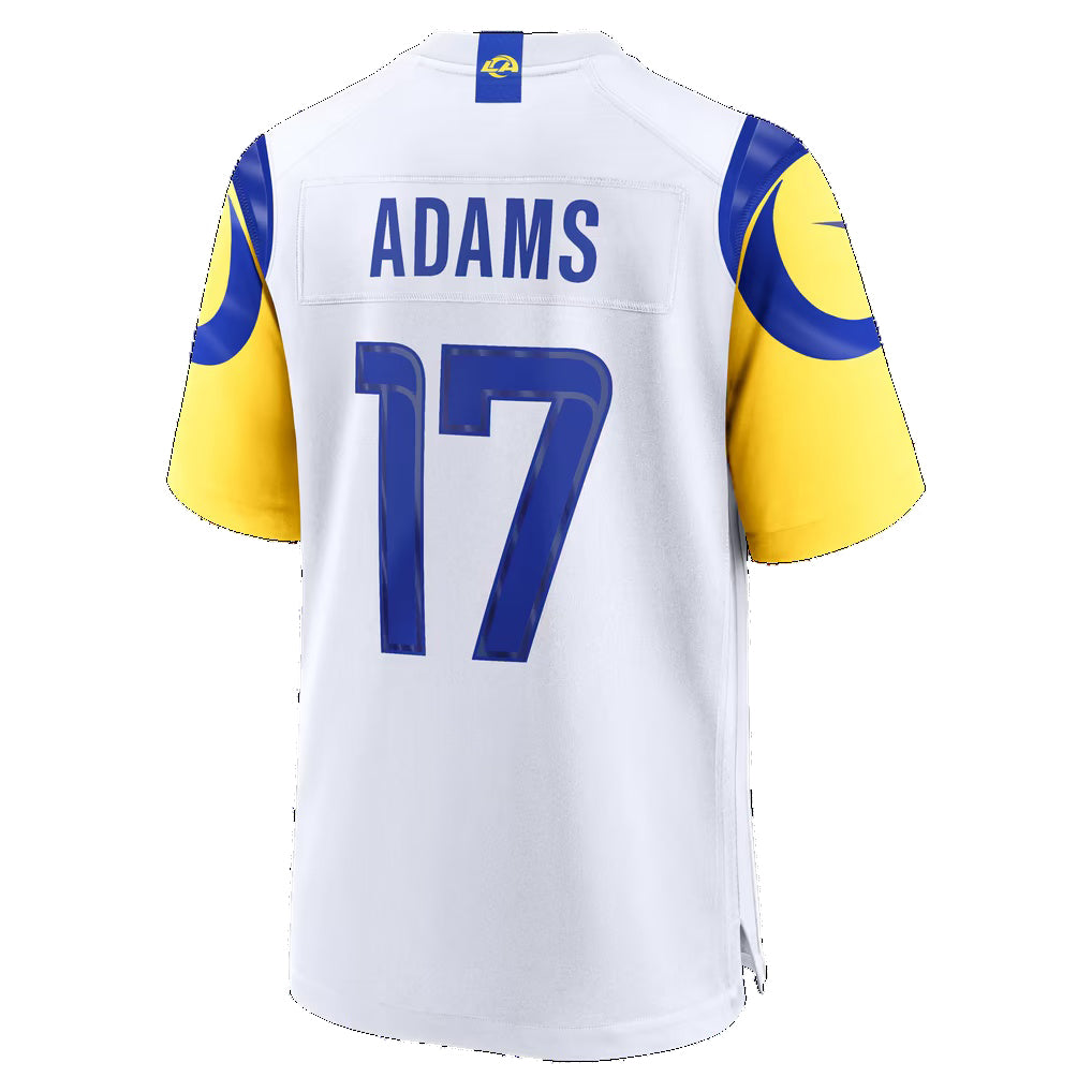 LA.Rams #17 Davante Adams White Thaam Game Jersey