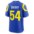 LA.Rams #54 Jamie Sheriff Royal Team Game Football jersey Thaam