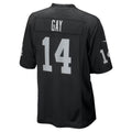LV.Raiders #14 Matt Gay Black Team Game Football jersey Thaam