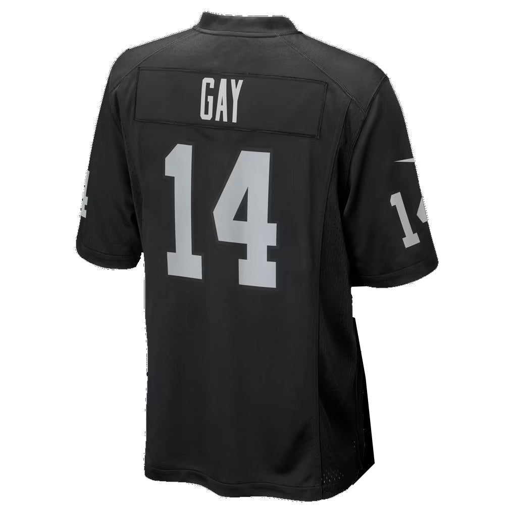 LV.Raiders #14 Matt Gay Black Team Game Football jersey Thaam