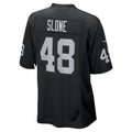 LV.Raiders #48 Cian Slone Black Team Game Football jersey Thaam