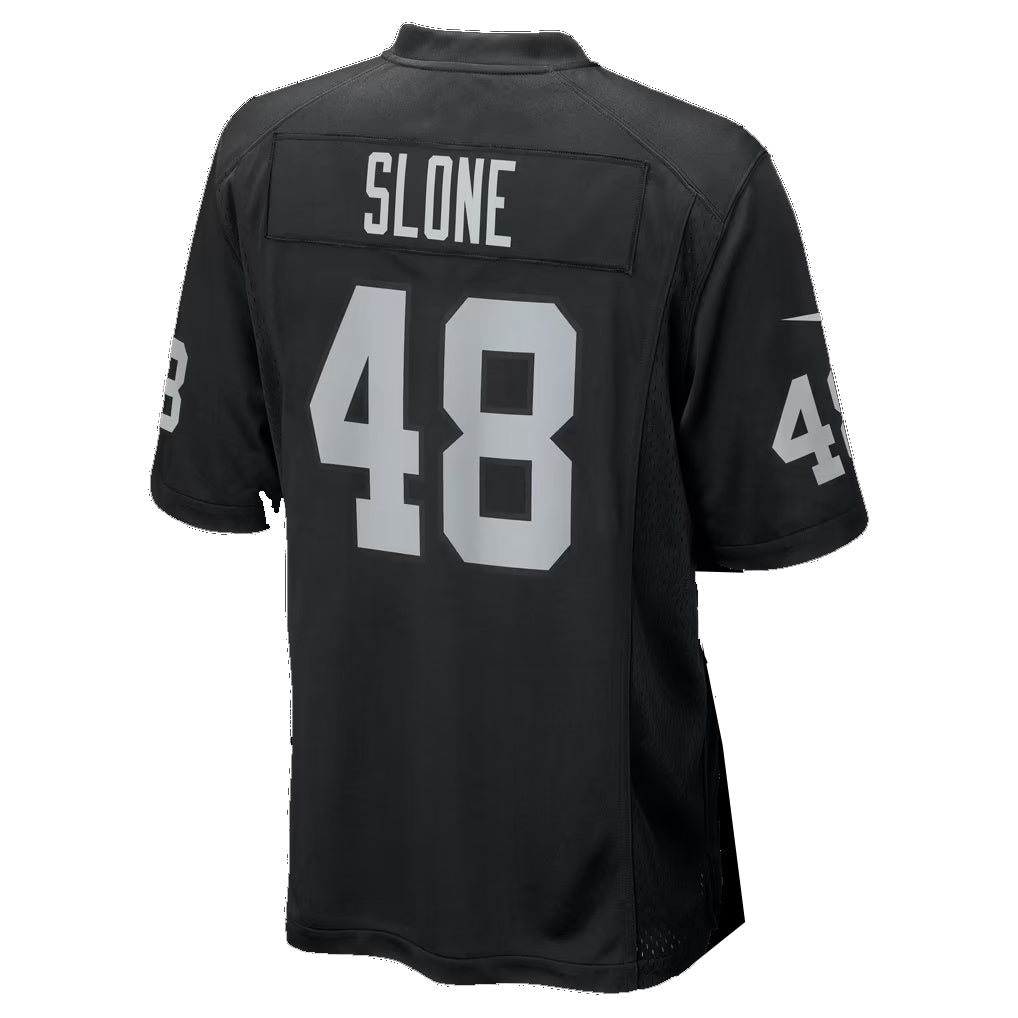 LV.Raiders #48 Cian Slone Black Team Game Football jersey Thaam