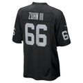 LV.Raiders #66 Trey Zuhn III Black Team Game Football jersey Thaam