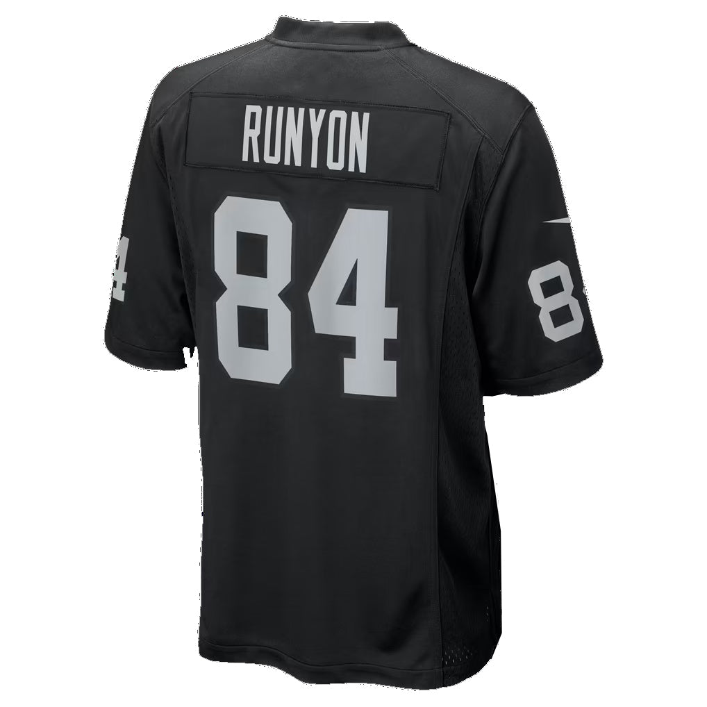 LV.Raiders #84 Carter Runyon Black Team Game Football jersey Thaam