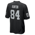 LV.Raiders #84 Carter Runyon Black Team Game Football jersey Thaam