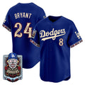 Los Angeles Dodgers Front #8 Back #24 Kobe Bryant x Dia De Los Muertos Royal 2026 Baseball jersey Thaam