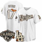 Los Angeles Dodgers #17 Shohei Ohtani White Halloween 2026 Baseball jersey Thaam