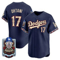 Los Angeles Dodgers #17 Shohei Ohtani x Dia De Los Muertos Navy 2026 Baseball jersey Thaam