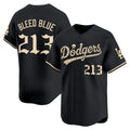 Los Angeles Dodgers #213 Bleed Blue Black 'Halloween Mummy Edition' Premier Limited Stitched Baseball jersey Thaam