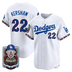 Los Angeles Dodgers #22 Clayton Kershaw x Dia De Los Muertos White 2026 Baseball jersey Thaam