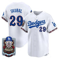 Los Angeles Dodgers #29 Tarik Skubal x Dia De Los Muertos White 2026 Baseball jersey Thaam