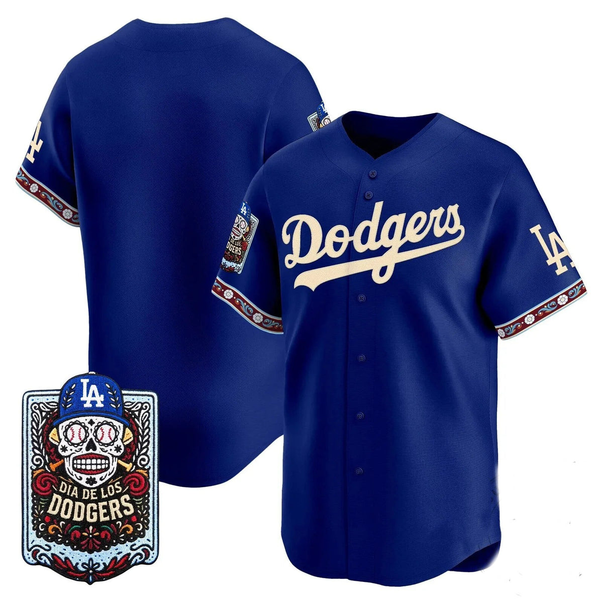 Los Angeles Dodgers x Dia De Los Muertos Royal 2026 Baseball jersey Thaam