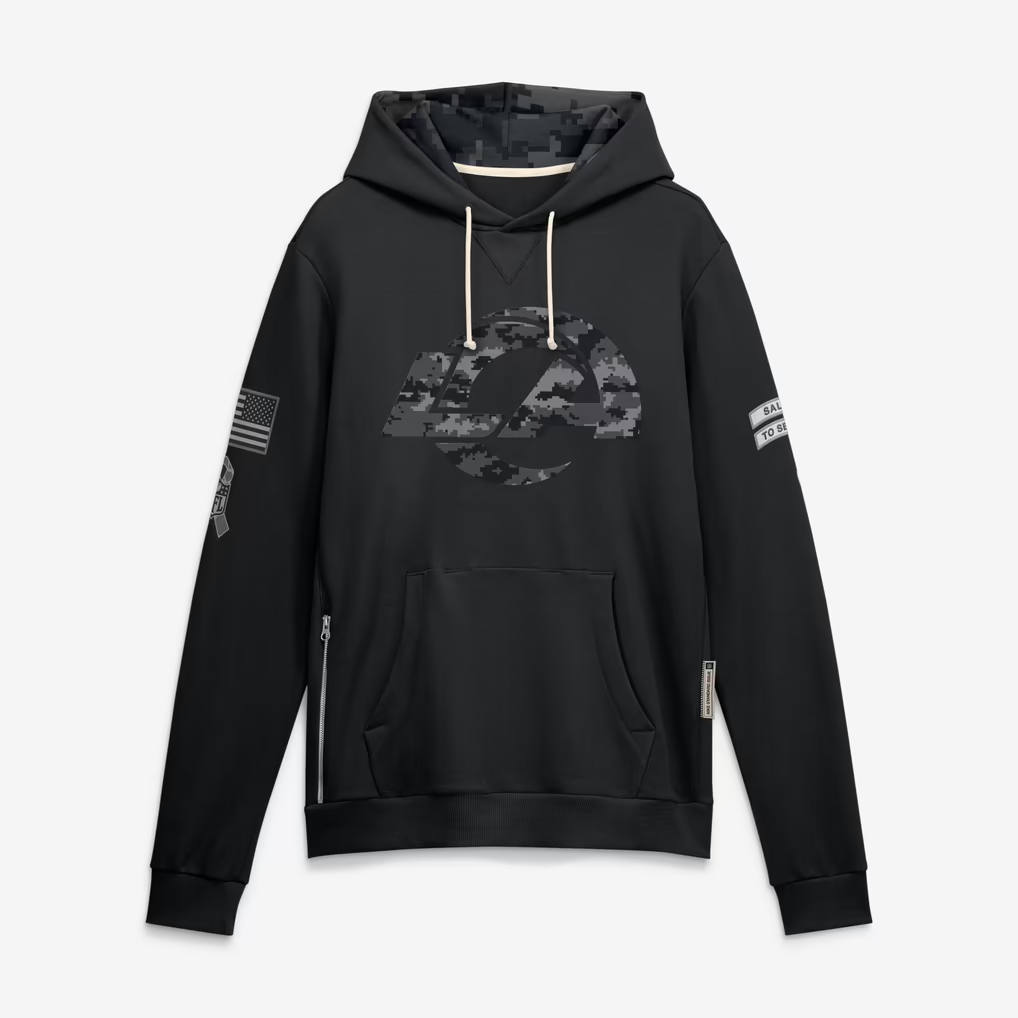 LA.Rams 2026 Salute To Service Club Pullover Hoodie Cheap sale Birthday and Christmas gifts Stitched American Jersey THAAM