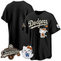 Los Angeles Dodgers Black Thaam Halloween 2026 Vapor V2 Stitched Team Jersey