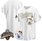 Los Angeles Dodgers White Thaam Halloween 2026 Vapor V2 Stitched Team Jersey