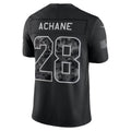 M.Dolphins #28 De¡¯Von Achane Black 2026 Salute to Service Stitched Limited Football jersey Thaam