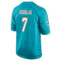 M.Dolphins #7 Caleb Douglas Aqua Game Football jersey Thaam