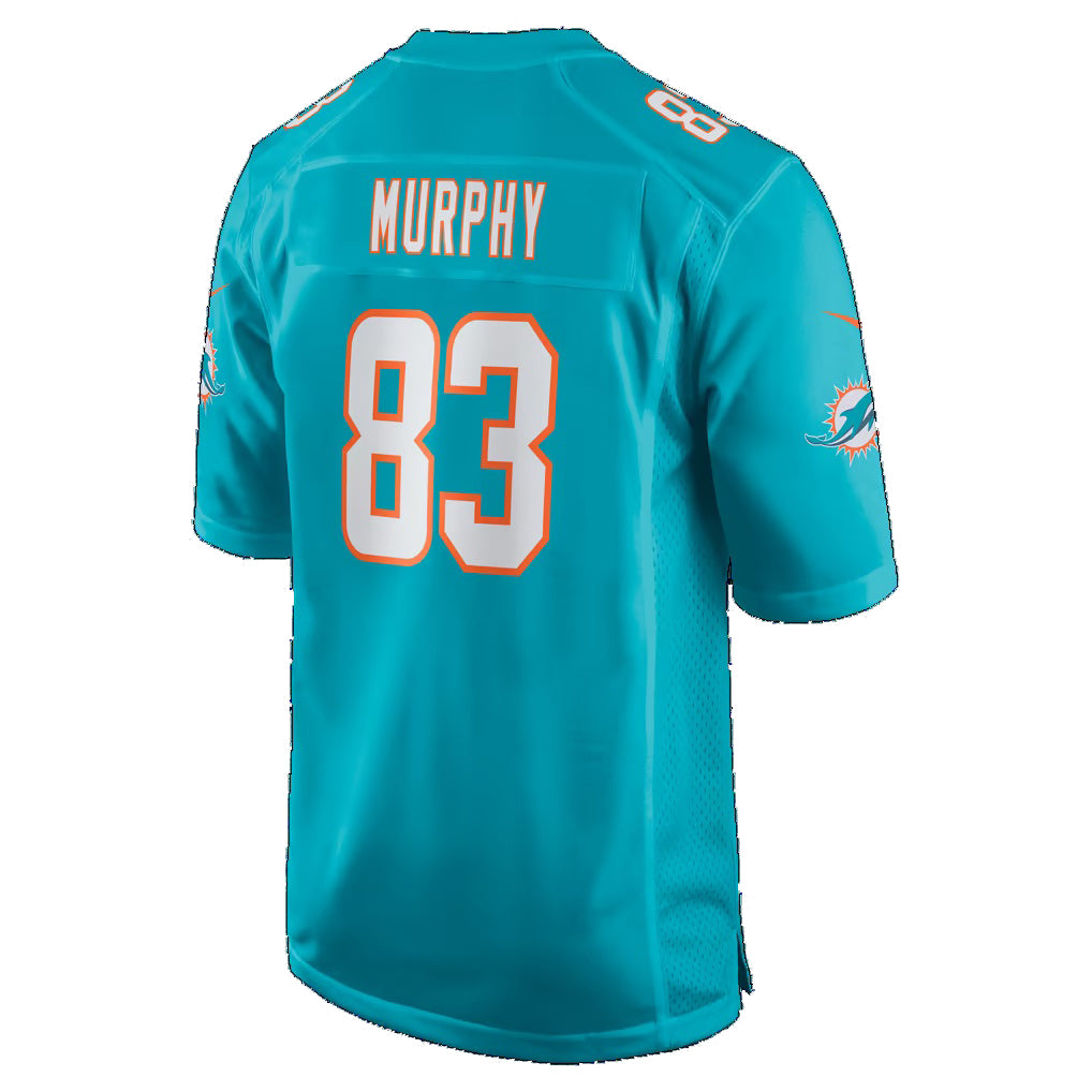 M.Dolphins #83 Caleb Murphy Aqua Team Game Football jersey Thaam