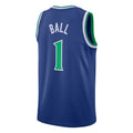 M.Timberwolves #1 LaMelo Ball Blue Icon Edition Swingman Basketball Jersey THAAM