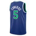 M.Timberwolves #5 Anthony Edwards Blue Icon Edition Swingman Basketball Jersey THAAM